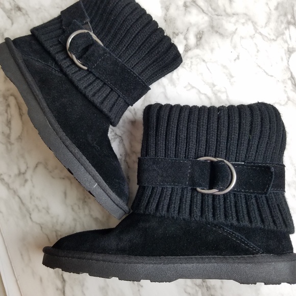 Sonoma Shoes - Sonoma Black Leather Upper Boots Size 6